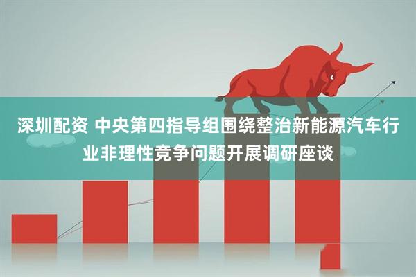 深圳配资 中央第四指导组围绕整治新能源汽车行业非理性竞争问题开展调研座谈